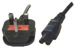 V7 Power Cable UK Plug to IEC-C7 2m (V7E2LTPWRUK-02M)